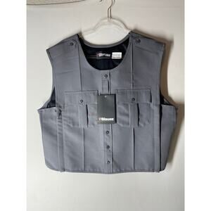 Blauer Armorskin 8370 Carrier Cover Vest Grey Side Zip Men’s Size L/XL TALL